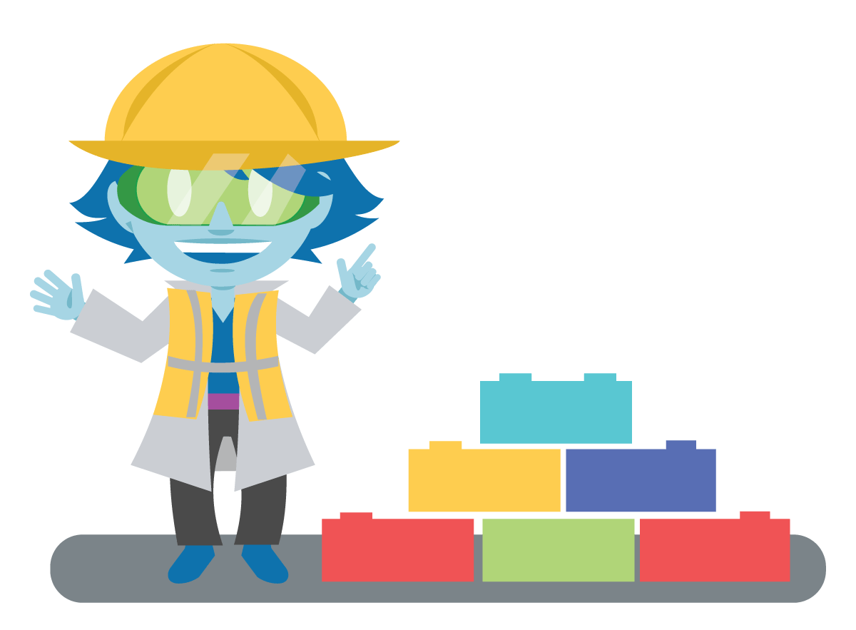 illustration of a construction worker
